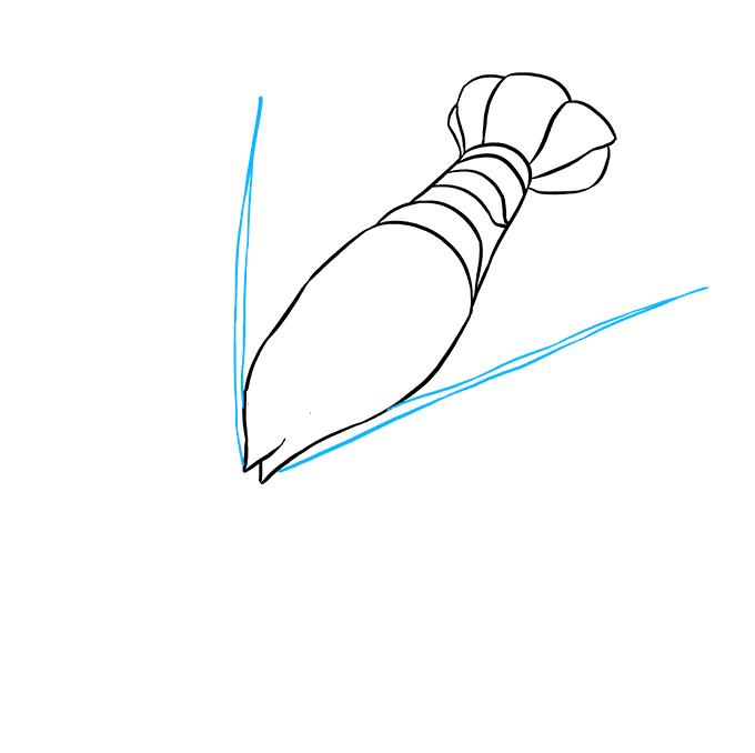 Hướng dẫn cách vẽ con tôm đơn giản và thật đẹp cho bé - Bước 4