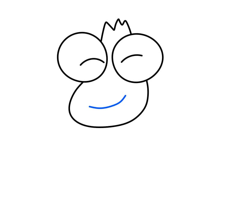 Hướng dẫn vẽ chú tôm vui nhộn - Bước 3