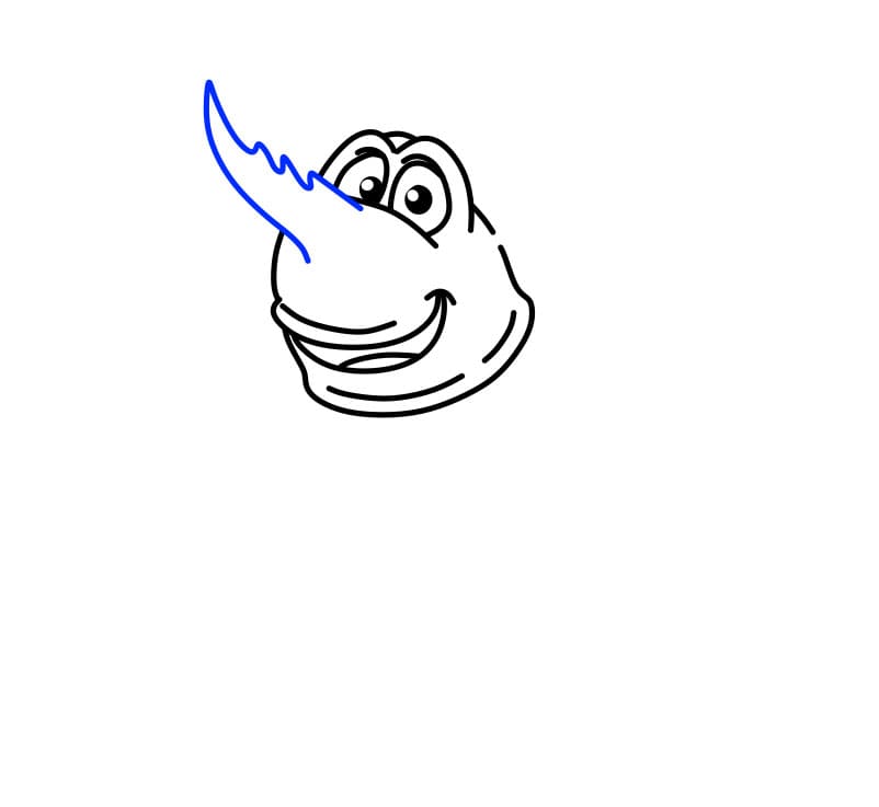 Hướng dẫn vẽ chú tôm càng to - Bước 4