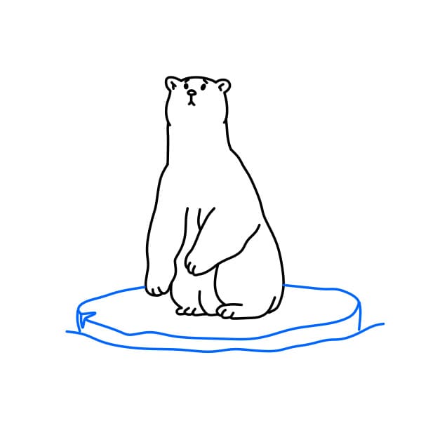 Hướng dẫn vẽ chú gấu đơn giản - Bước 8