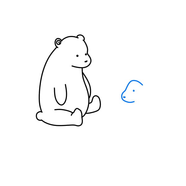 Hướng dẫn vẽ mẹ con nhà gấu bắc cực - Bước 8