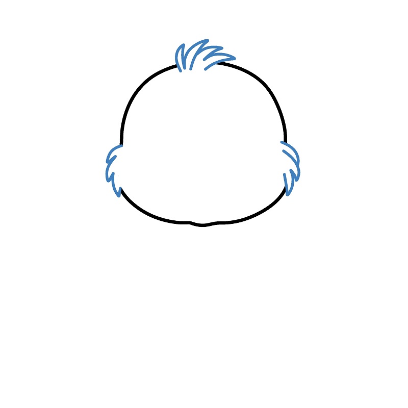 Hướng dẫn vẽ gấu Koala đáng yêu. - Bước 2