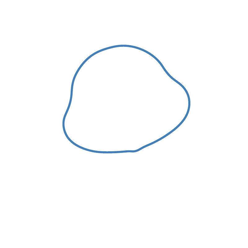 Hướng dẫn vẽ gấu Koala đơn giản. - Bước 1