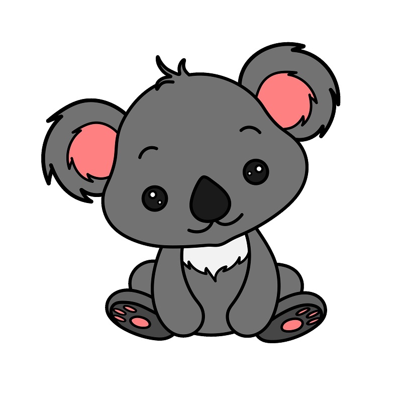 Hướng dẫn vẽ gấu Koala đơn giản. - Bước 10