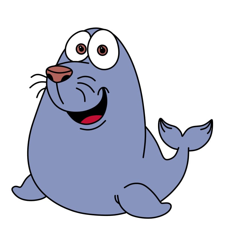 Hướng dẫn vẽ dễ dàng : Hải cẩu