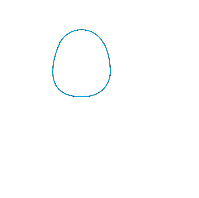 Hướng dẫn cách vẽ hươu cao cổ siêu đơn giản và trông thật ngộ nghĩnh cho bé - Bước 1