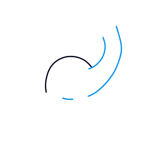 Hưỡng dẫn vẽ chú khủng long cổ dài - Bước 2