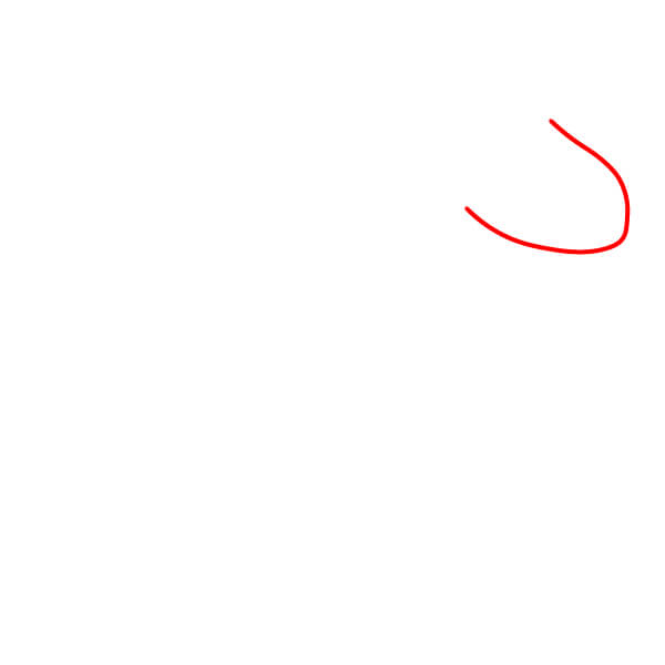 Hướng dẫn vẽ Khủng long Velociraptor đơn giản dành cho trẻ em. - Bước 1