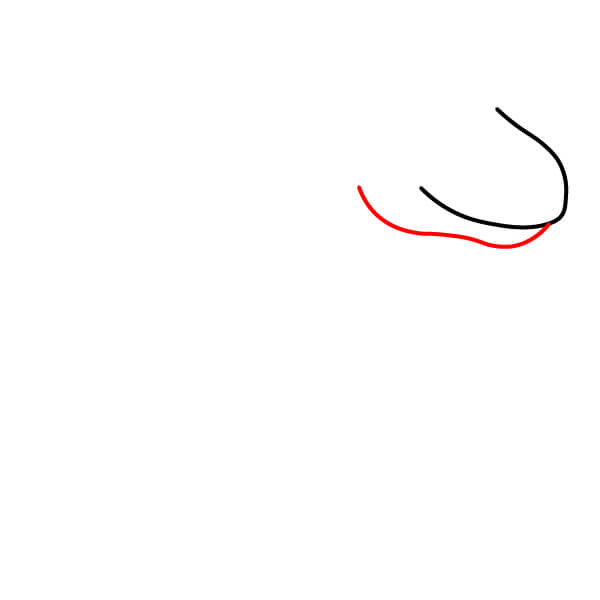 Hướng dẫn vẽ Khủng long Velociraptor đơn giản dành cho trẻ em. - Bước 2