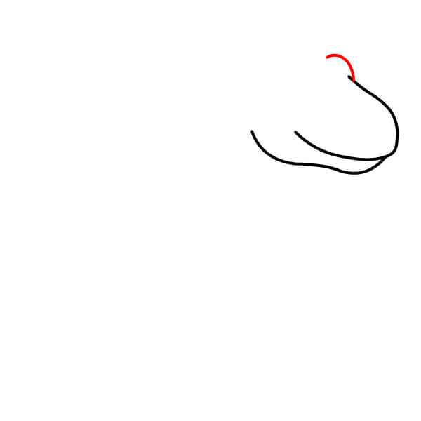 Hướng dẫn vẽ Khủng long Velociraptor đơn giản dành cho trẻ em. - Bước 3