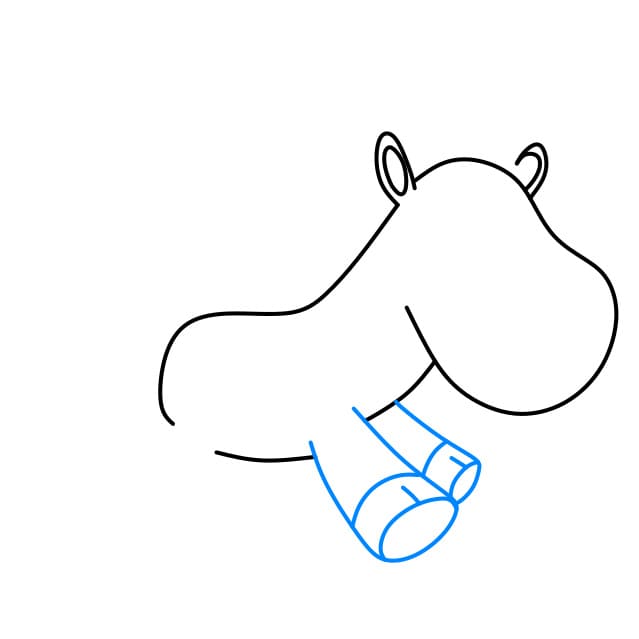 Hướng dẫn cách vẽ con ngựa vằn đơn giản và đẹp cho bé - Bước 4