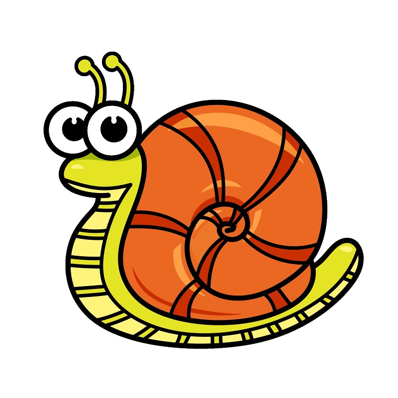 Hướng dẫn vẽ con ốc sên cực đáng yêu.