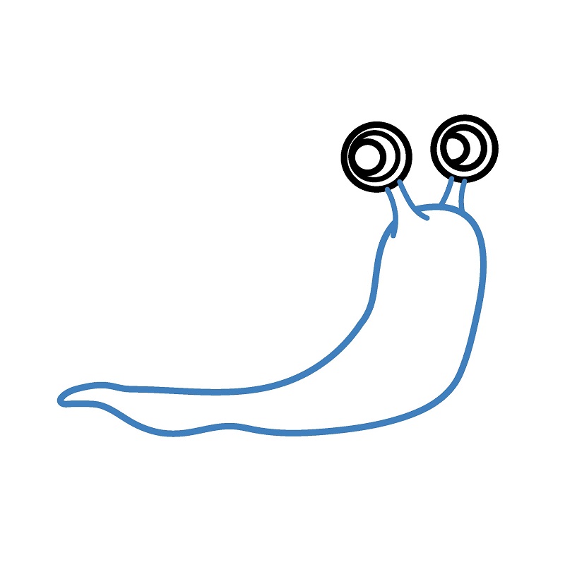 Hướng dẫn vẽ con ốc sên chân thực. - Bước 2