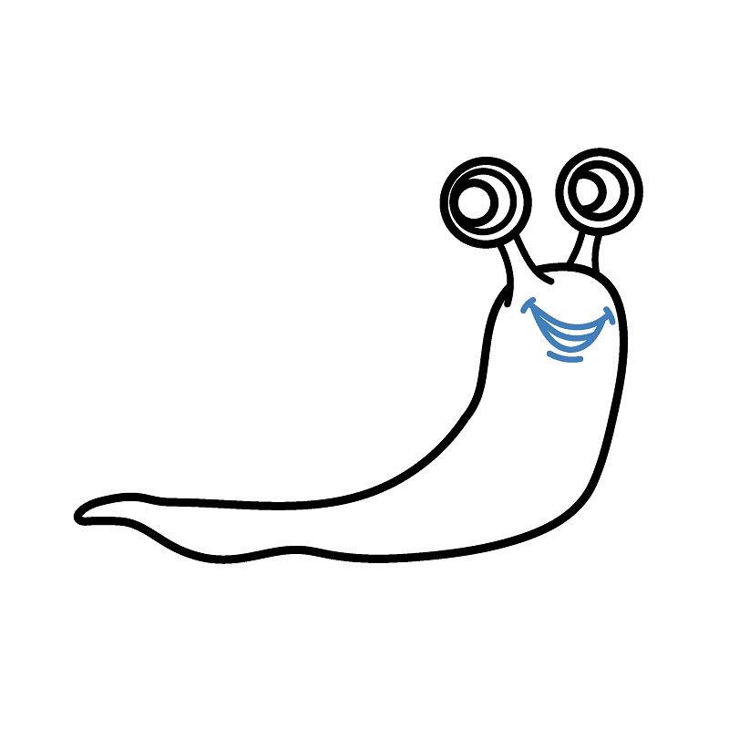 Hướng dẫn vẽ con ốc sên chân thực. - Bước 3