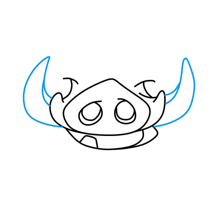 Hướng dẫn vẽ dễ dàng : chân dung Pumbaa - Bước 2