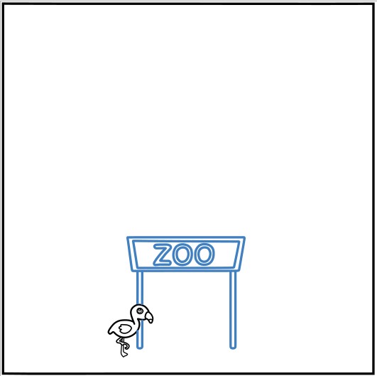Hướng dẫn vẽ sân chơi của động vật trong sở thú. - Bước 3