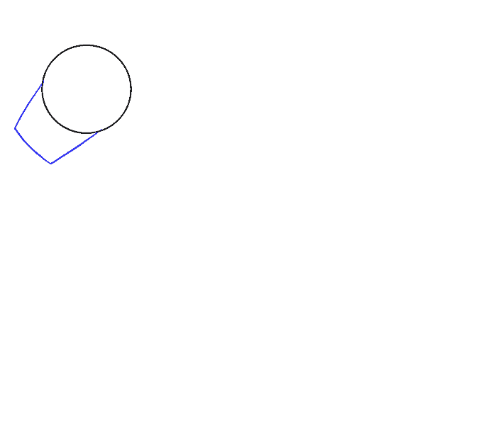 Hướng dẫn cách vẽ con Sư tử đơn giản cho bé - Bước 2