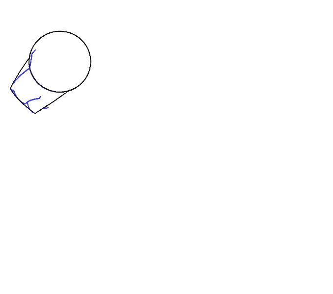 Hướng dẫn cách vẽ con Sư tử đơn giản cho bé - Bước 3