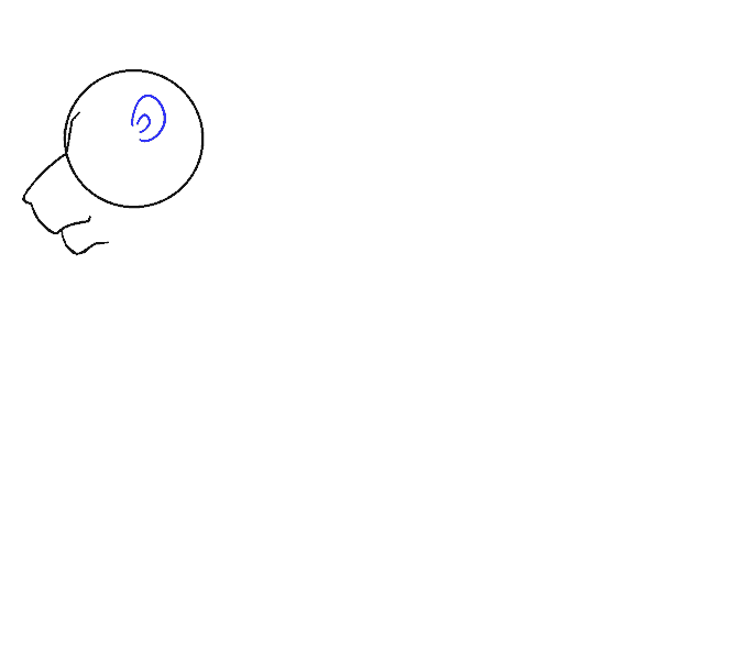 Hướng dẫn cách vẽ con Sư tử đơn giản cho bé - Bước 4