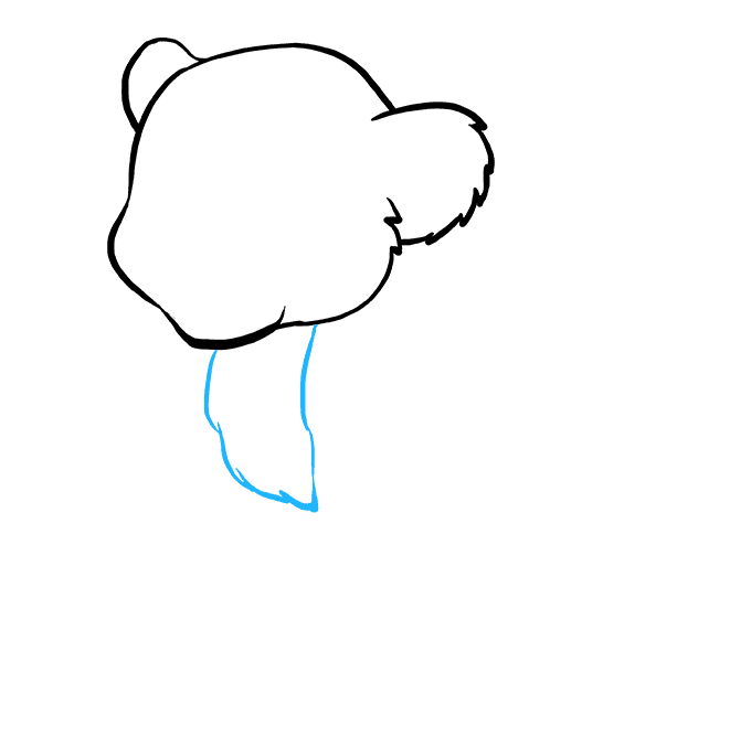 Hướng dẫn cách vẽ con sư tử chi tiết từng bước và đơn giản cho bé - Bước 3