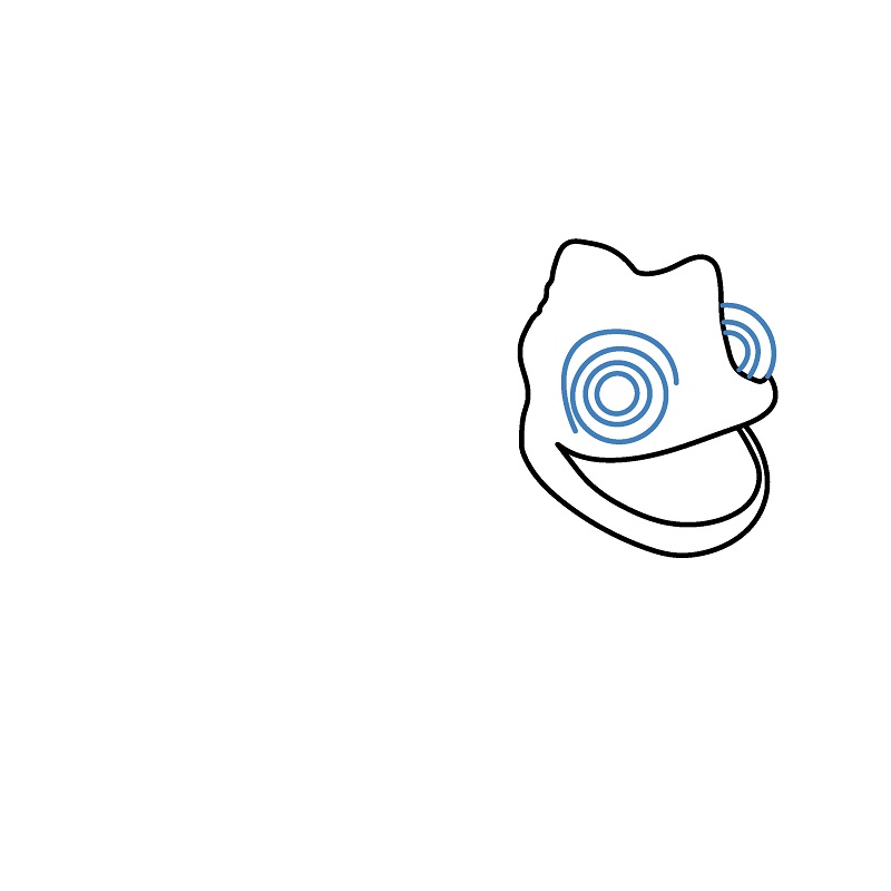 Hướng dẫn vẽ một con Tắc kè hoa đơn giản. - Bước 3