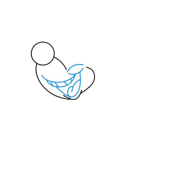 Hướng dẫn cách vẽ một con Tuần Lộc vui vẻ và yêu đời cho bé - Bước 3