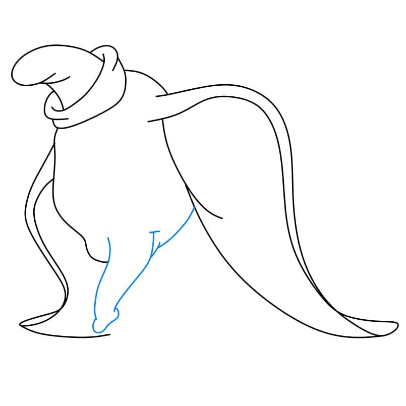 Hướng dẫn cách vẽ Dumbo đơn giản và dễ thương cho bé - Bước 3