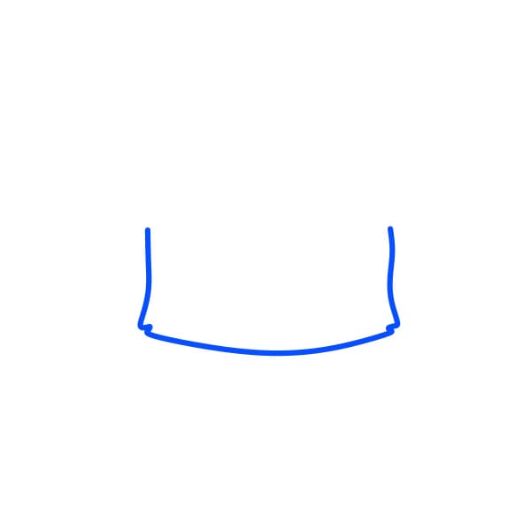 Hướng dẫn vẽ con dơi đơn giản cho bé - Bước 1