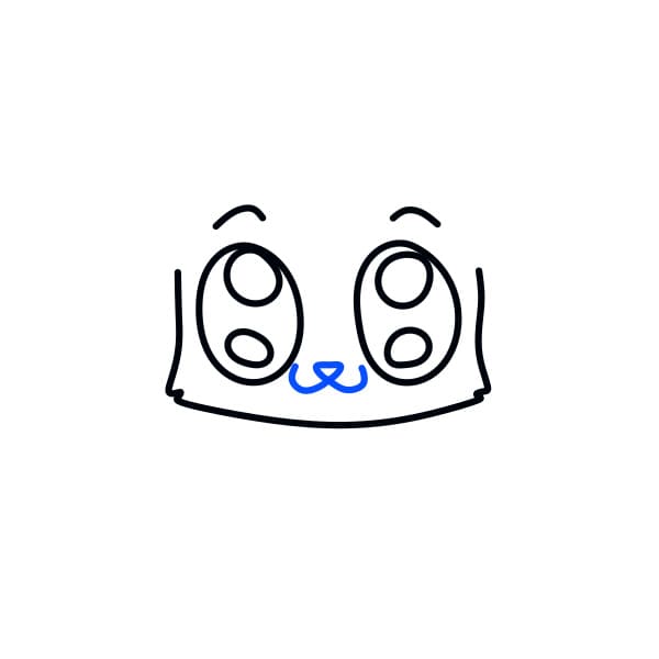 Hướng dẫn vẽ con dơi đơn giản cho bé - Bước 3