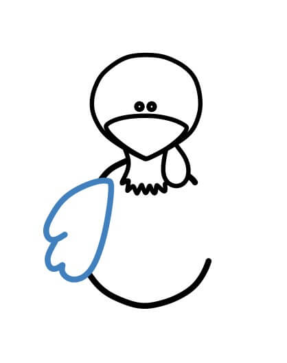 Hướng dẫn vẽ con gà tây đơn giản. - Bước 5