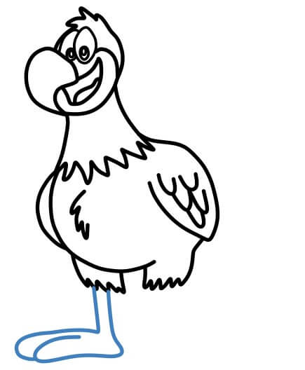 Hướng dẫn vẽ con gà tây phong cách hoạt hình. - Bước 8