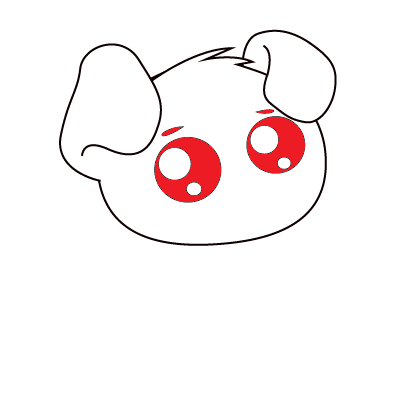 Hướng dẫn cách vẽ con chó đơn giản và dễ thương cho bé - Bước 3