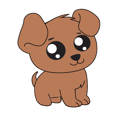 Hướng dẫn cách vẽ con chó đơn giản và dễ thương cho bé