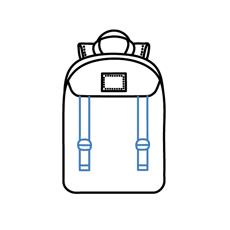 Hướng dẫn vẽ một chiếc Balo hiện đại. - Bước 5