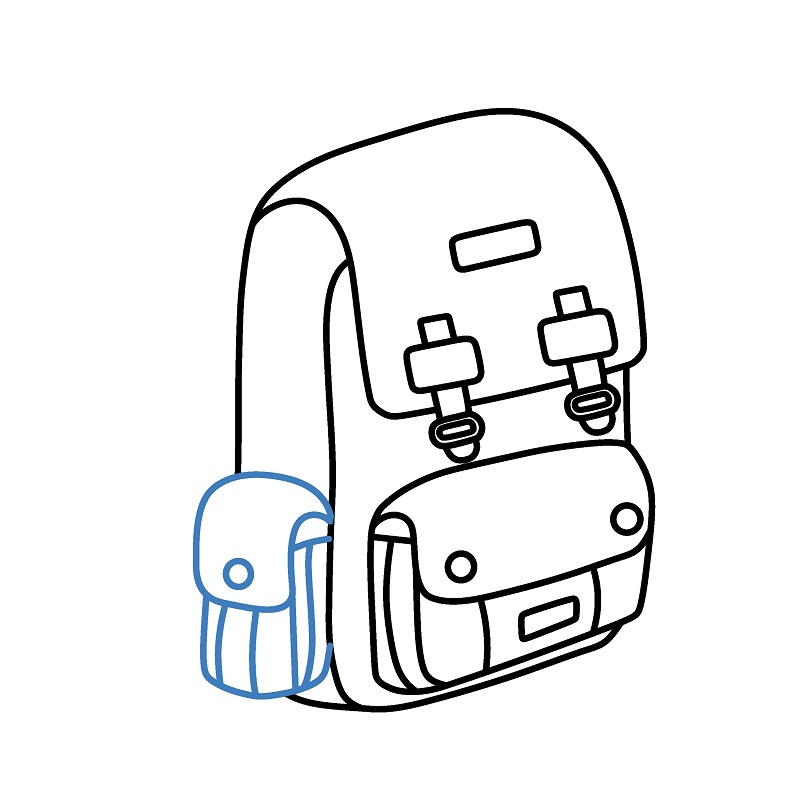 Hướng dẫn vẽ một chiếc Balo thời trang. - Bước 5