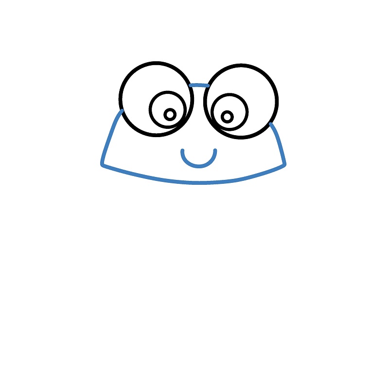 Hướng dẫn vẽ chiếc Balo hoạt hình đáng yêu. - Bước 2