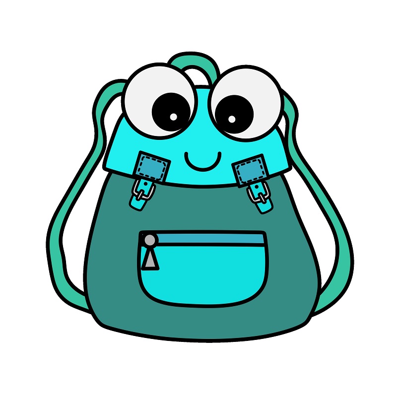 Hướng dẫn vẽ chiếc Balo hoạt hình đáng yêu. - Bước 8