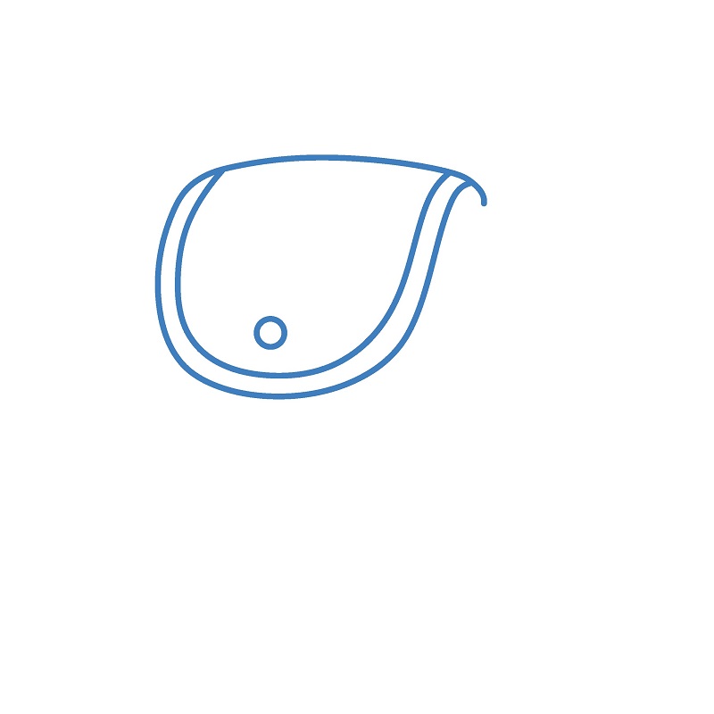 Hướng dẫn vẽ một chiếc Balo đơn giản. - Bước 1