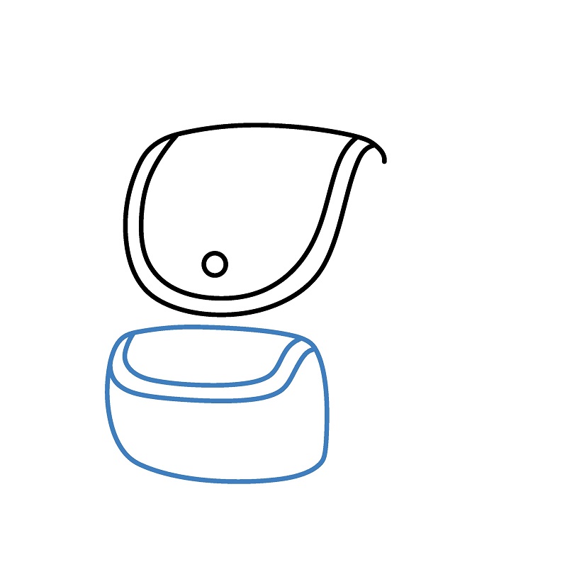 Hướng dẫn vẽ một chiếc Balo đơn giản. - Bước 2