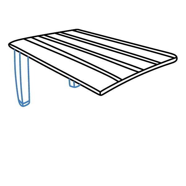 Hướng dẫn vẽ một cái bàn gỗ. - Bước 4