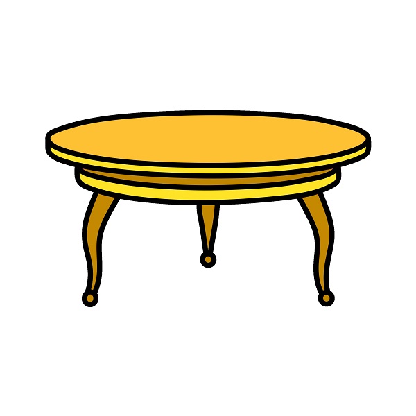 Hướng dẫn vẽ cái bàn tròn.