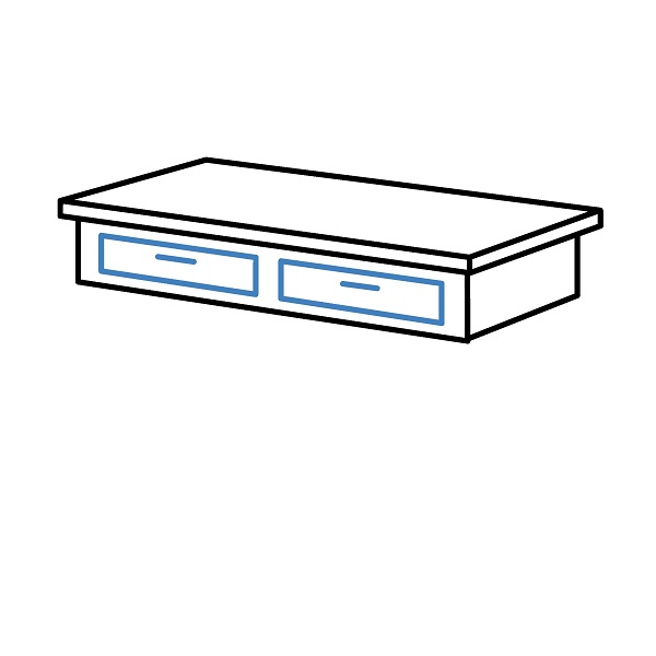 Hướng dẫn vẽ một cái bàn học. - Bước 4