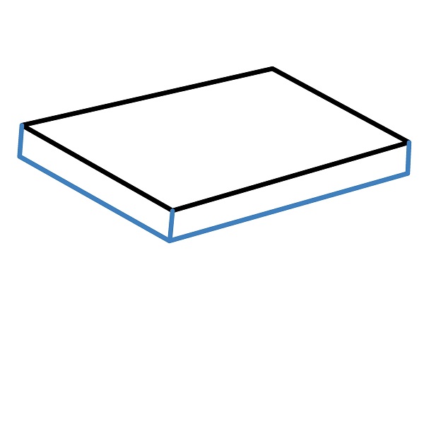 Hướng dẫn vẽ cái bàn đơn giản. - Bước 2