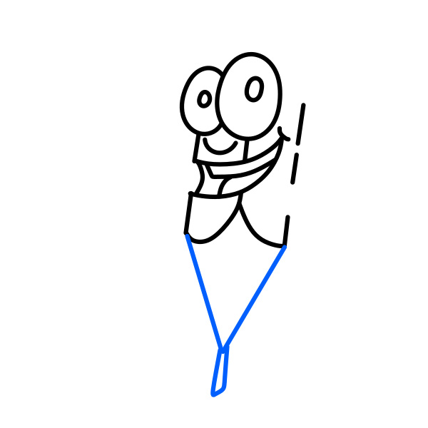 Hướng dẫn vẽ cái bút chì ngộ nghĩnh - Bước 4