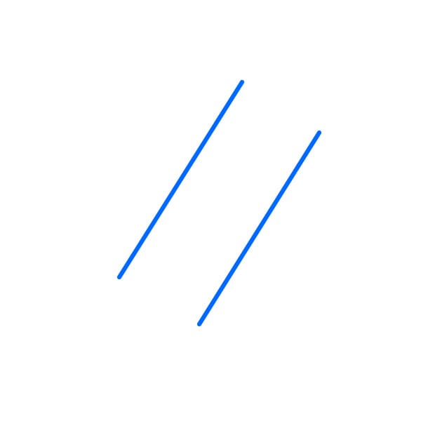 Hướng dẫn vẽ cái bút chì màu đỏ - Bước 1