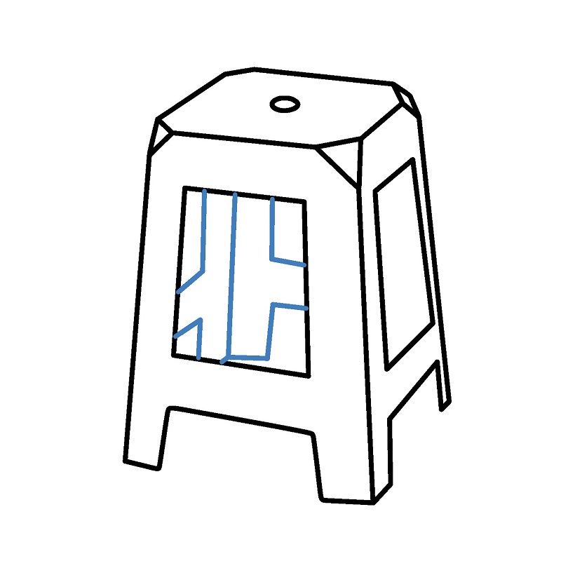 Hướng dẫn vẽ chiếc ghế nhựa. - Bước 5