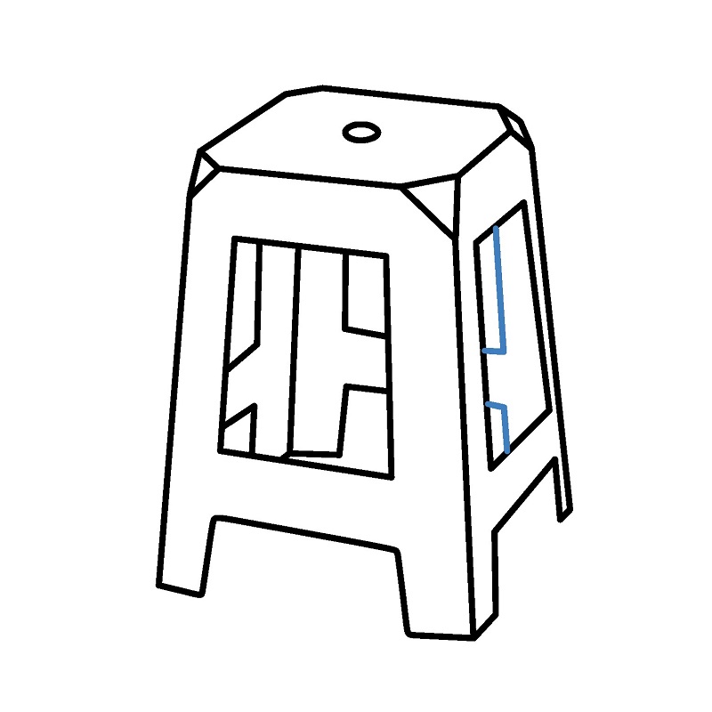 Hướng dẫn vẽ chiếc ghế nhựa. - Bước 6