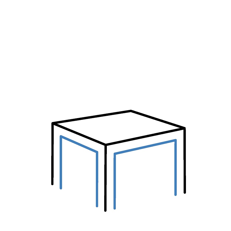 Hướng dẫn vẽ chiếc ghế gỗ đơn giản. - Bước 3