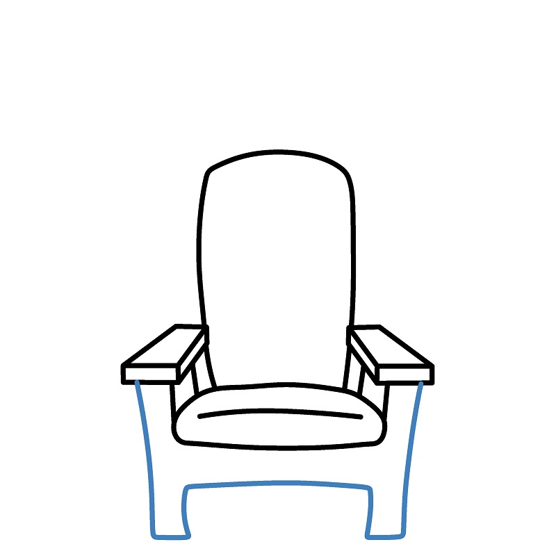 Hướng dẫn vẽ chiếc ghế sang trọng. - Bước 5