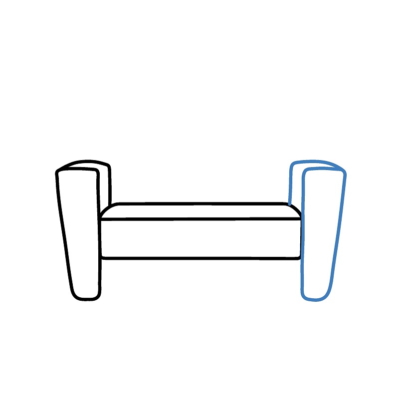 Hướng dẫn vẽ chiếc ghế hiện đại. - Bước 3